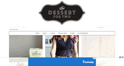 Desktop Screenshot of dessertfortwo.com