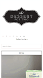 Mobile Screenshot of dessertfortwo.com