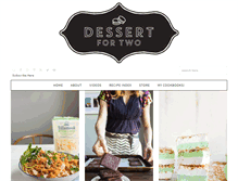 Tablet Screenshot of dessertfortwo.com